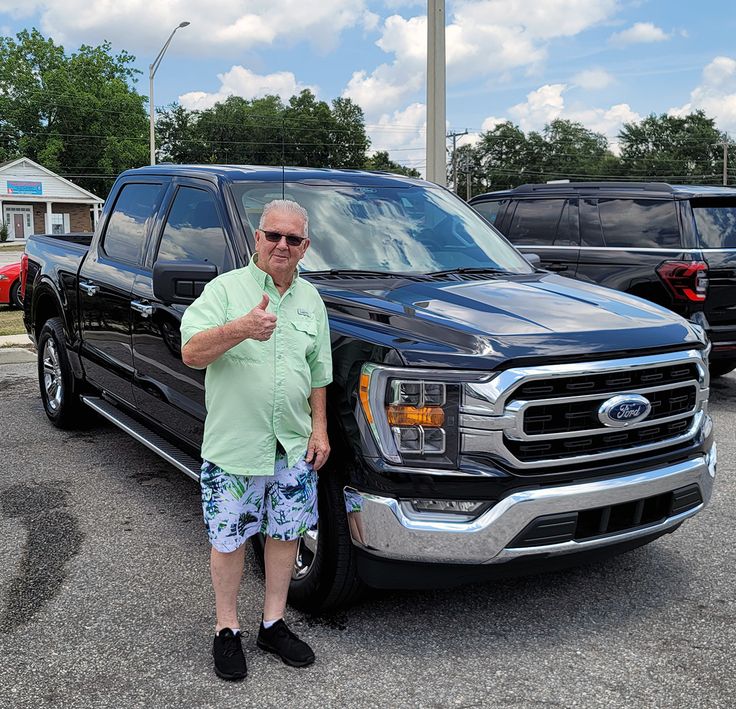 Happy customer with Ford F-150